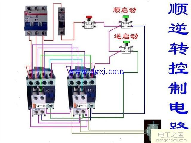 电动机正反转接线图的接线原理图剖析