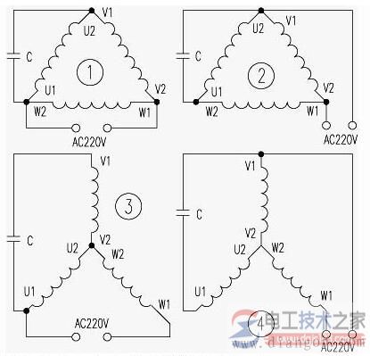 三相异步电动机改单相运行的三种方法