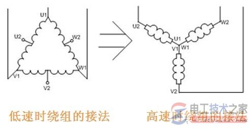 双速电动机的接线图3